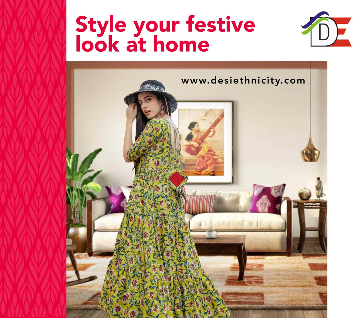 Style your festive look at home