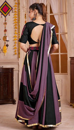 Charming Multi Color Viscose Fabric Party Wear Lehenga