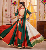 Charming Multi Color Viscose Fabric Party Wear Lehenga