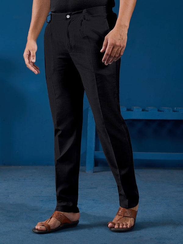 Amazing Black Color Viscose Fabric Kurta Pajama