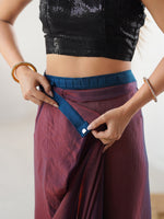 Beautiful Brown Color Two Tone Fabric Casual Saree