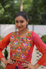 Beautiful Pink Color Georgette Fabric Designer Kurti