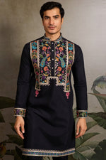 Amazing Beige Color Viscose Fabric Mens Kurta