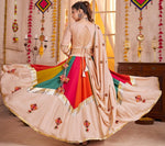 Lovely Multi Color Viscose Fabric Party Wear Lehenga