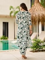 Glowing White Color Silk  Fabric Casual Suit