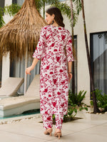 Glowing White Color Silk  Fabric Casual Suit