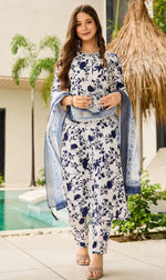 Glowing Black Color Silk  Fabric Casual Suit