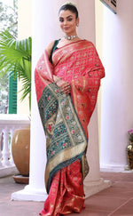 Amazing Pink Color Silk Fabric Casual Saree