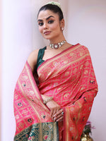 Amazing Pink Color Silk Fabric Casual Saree
