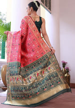 Amazing Pink Color Silk Fabric Casual Saree