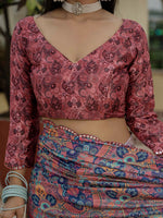 Beautiful Multi Color Chinon Fabric Casual Saree