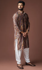 Amazing Multi Color Viscose Fabric Kurta Pajama