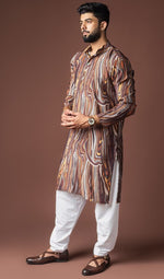 Amazing Multi Color Viscose Fabric Kurta Pajama