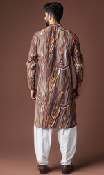 Amazing Multi Color Viscose Fabric Kurta Pajama