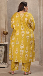Amazing Mustard Color Viscose Fabric Casual Suit