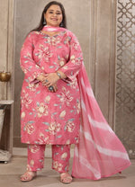Amazing Peach Color Rayon Fabric Casual Suit