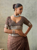 Amazing Maroon Color Viscose Fabric Casual Saree