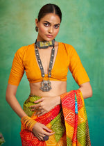 Superb Yellow Color Tussar Fabric Casual Saree