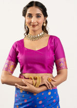 Superb Blue Color Banarasi Fabric Casual Saree