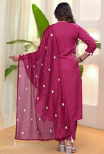 Beautiful Pink Color Rayon Fabric Designer Suit