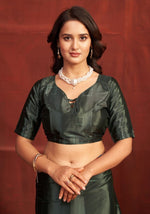 Pleasing Black Color Crepe Fabric Casual Saree