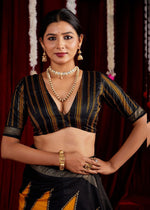 Beautiful Yellow Color Silk Fabric Casual Saree