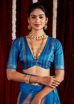 Beautiful Brown Color Silk Fabric Casual Saree