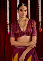 Beautiful Mustard Color Silk Fabric Casual Saree