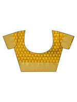 Beauteous Yellow Color Satin Fabric Partywear Saree