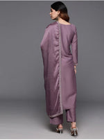 Divine Wine Color Viscose Fabric Designer Suit