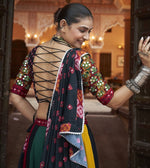 Dazzling Multi Color Viscose  Fabric Party Wear Lehenga