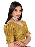 Lovely Mustard Color Jimmy Fabric Blouse