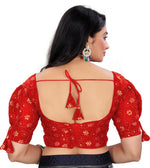 Lovely Red Color Jimmy Fabric Blouse