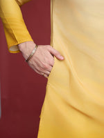 Beauteous Yellow Color Rayon Fabric Kurta Pajama