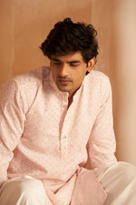 Beauteous Pink Color Viscose Fabric Kurta Pajama