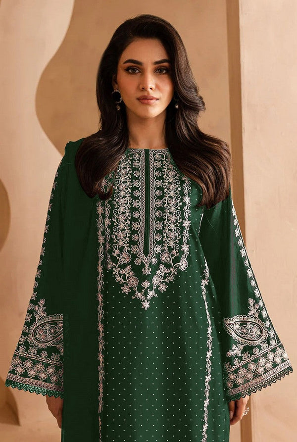 Tasteful Green Color Georgette Fabric Designer Suit