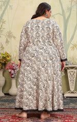 Pretty Cream Color Rayon Fabric Designer Kurti