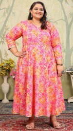 Pretty Pink Color Rayon Fabric Designer Kurti