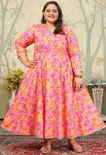 Pretty Pink Color Rayon Fabric Designer Kurti