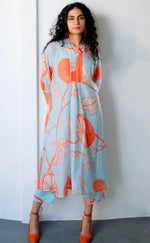 Divine Aqua Color Viscose Fabric Designer Suit