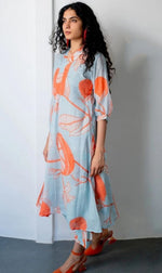 Divine Aqua Color Viscose Fabric Designer Suit