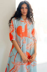 Divine Aqua Color Viscose Fabric Designer Suit