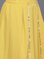 Divine Aqua Color Crepe Fabric Designer Kurti With Bottom