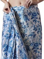 Amazing White Color Chinon Fabric Casual Saree