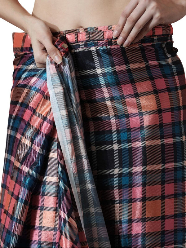 Lovely Multi  Color Chinon Fabric Casual Saree