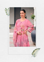 Tasteful Pink Color Georgette Fabric Designer Suit