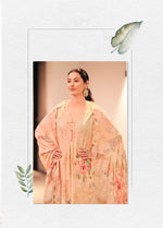 Tasteful Beige Color Georgette Fabric Designer Suit