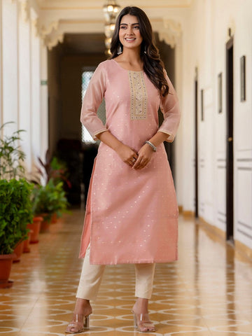 Amazing Yellow Color Shimmer Fabric Designer Kurti