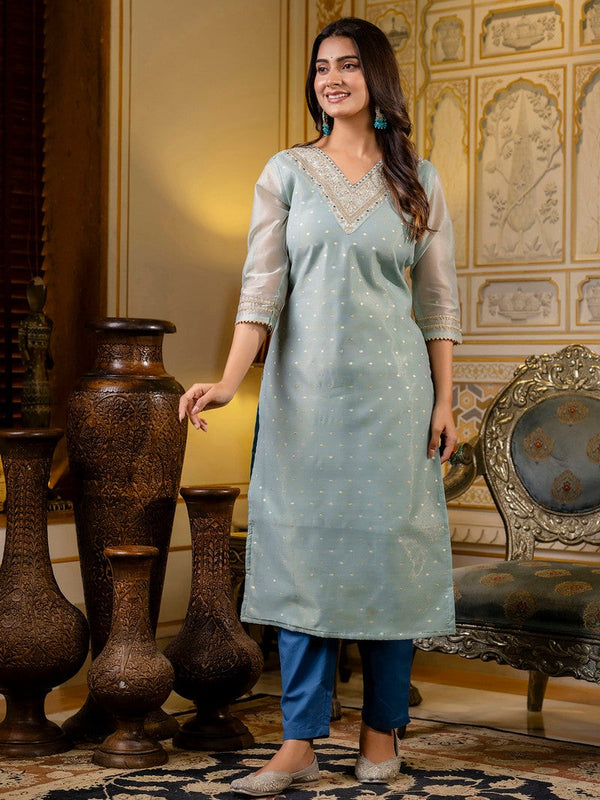 Amazing Black Color Shimmer Fabric Designer Kurti