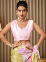 Lovely Multi Color Chiffon Fabric Designer Saree
